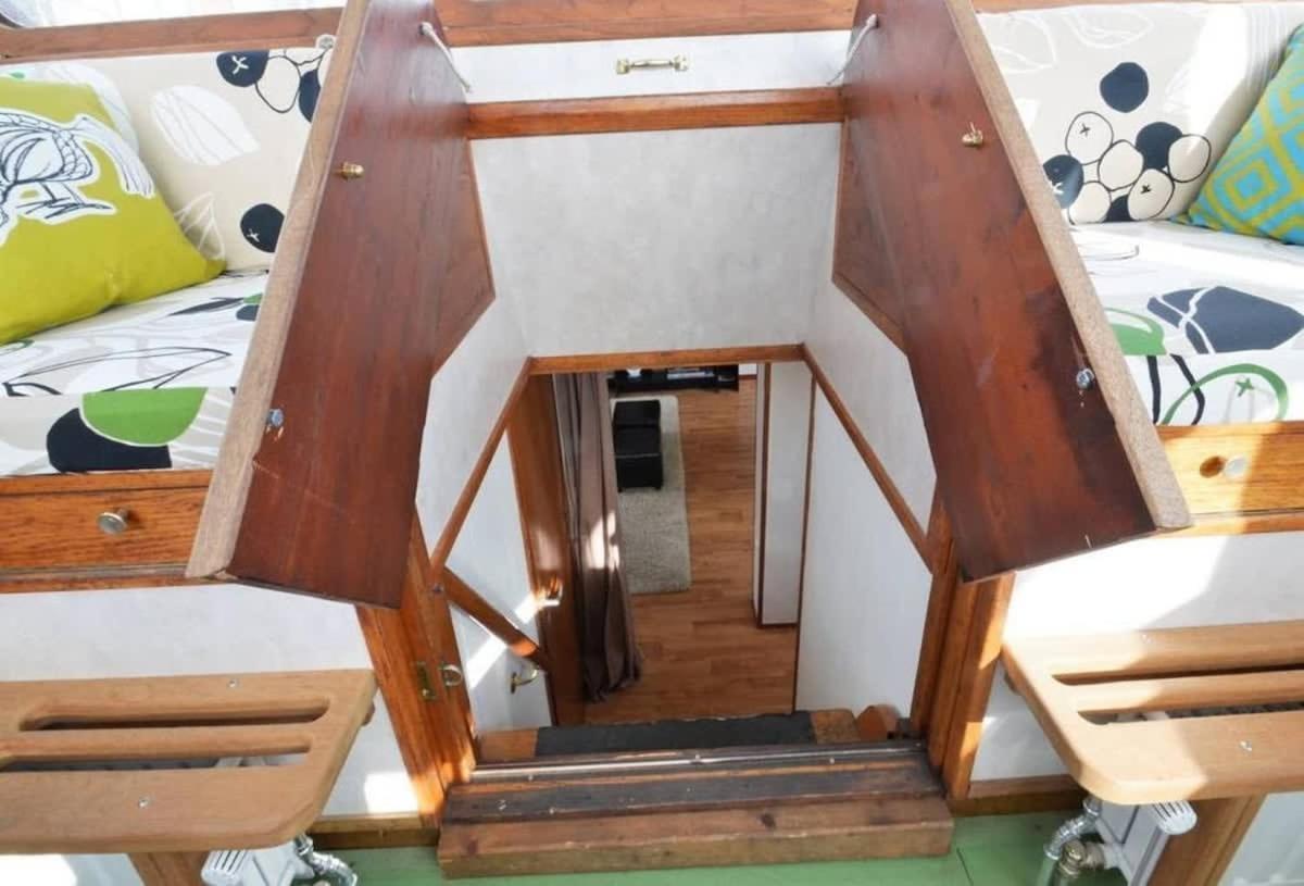 Houseboat Captain'S Quarters In Harbour Amsterdam Extérieur photo
